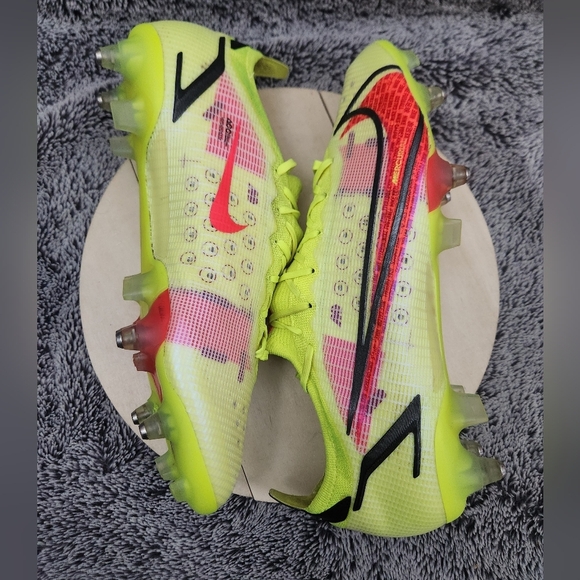 Nike Mercurial Vapor 14 Elite SG-Pro AC Volt' CV0988-761 Men’s Size 12.5 - Picture 6 of 9